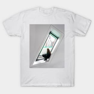 Girl in an Odd Window T-Shirt